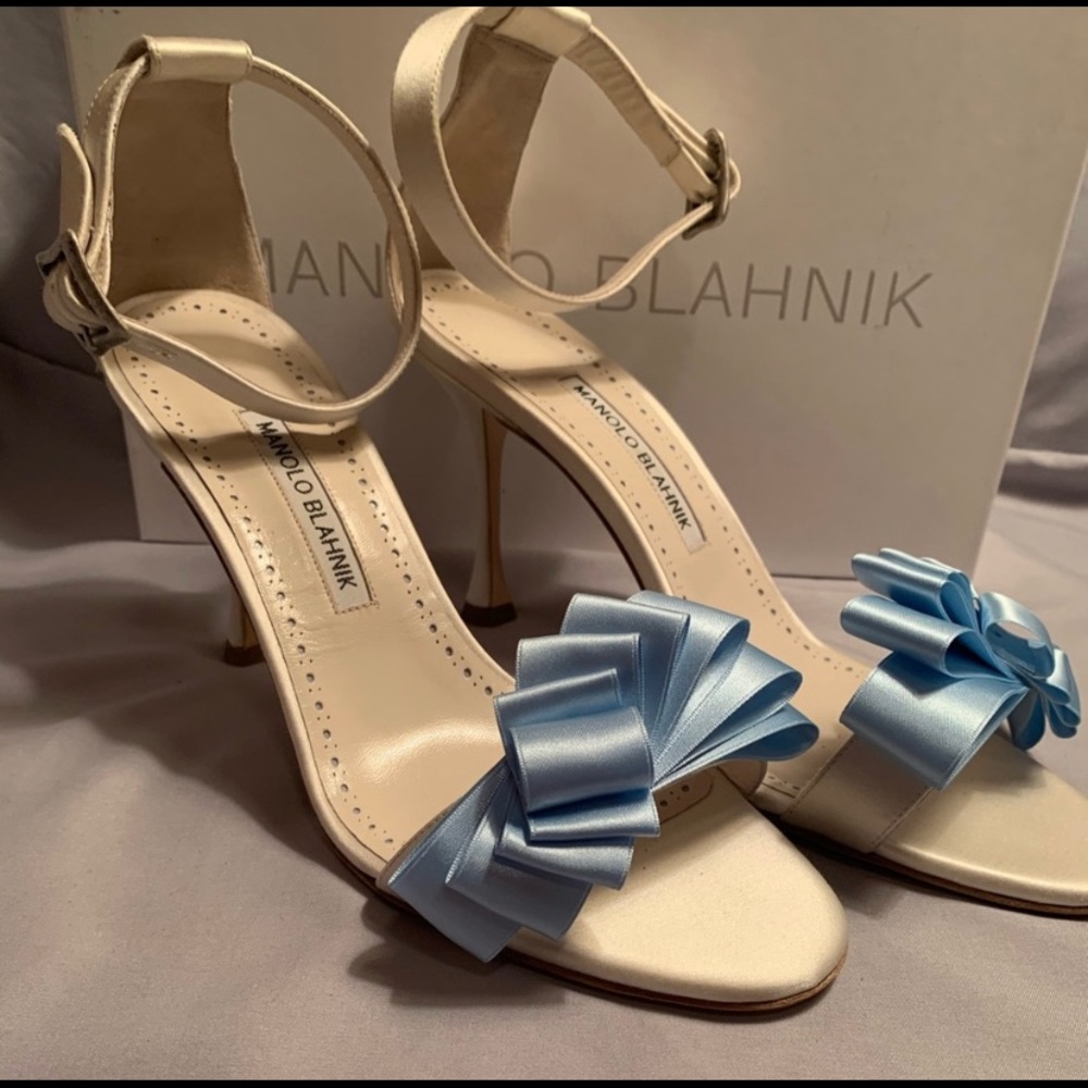 Brand New Manolo Blahnik Heeled Sandals